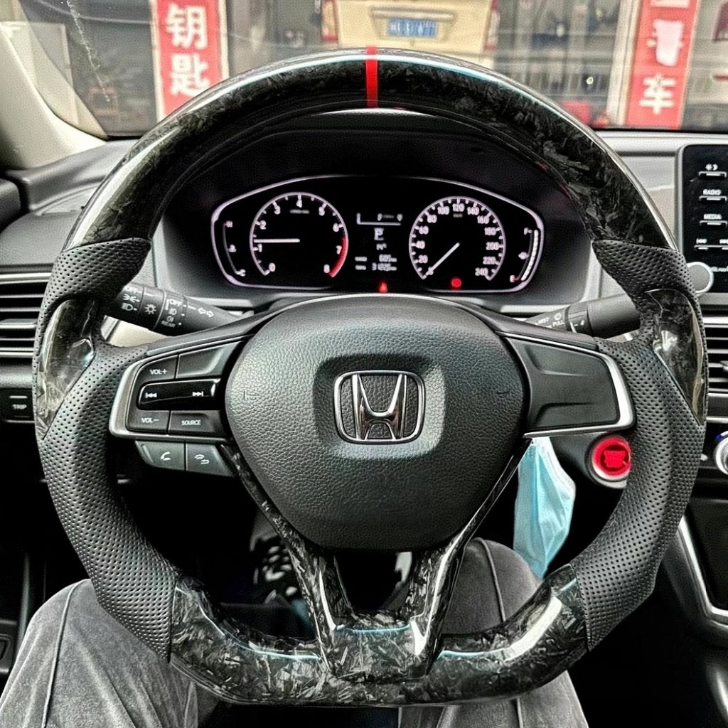 Carbon Fiber Steering Wheel for Honda Accord 10th Gen, Inspire, Odyssey HONDA ACCESSORIES ACCORD STEERING