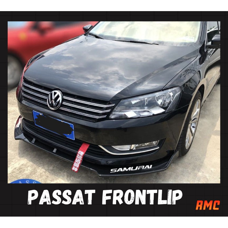 Passat Frontlip Volkswagen frontlip carbon fiber glossy blac
