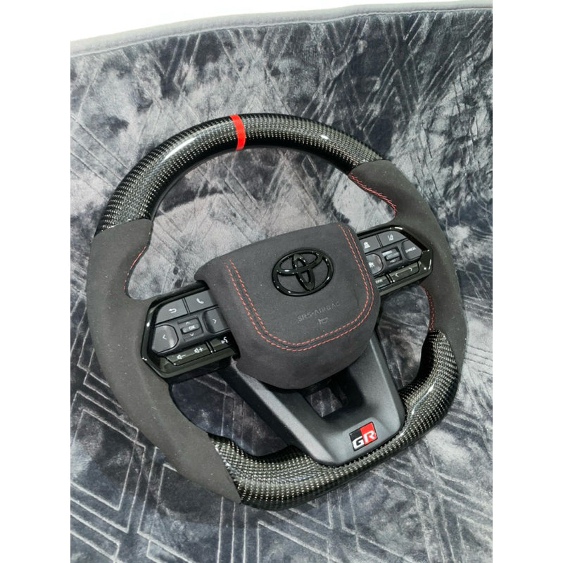 Toyota GR Steering Wheel Alcantara Carbon With paddle shift GR STEERING