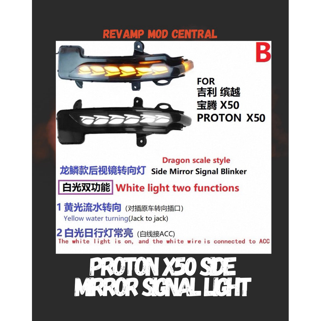 Proton X50 SC Spoiler Facelift Geely Spoiler V...