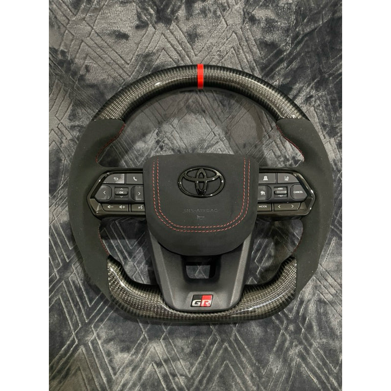 Toyota GR Steering Wheel Alcantara Carbon With paddle shift GR STEERING