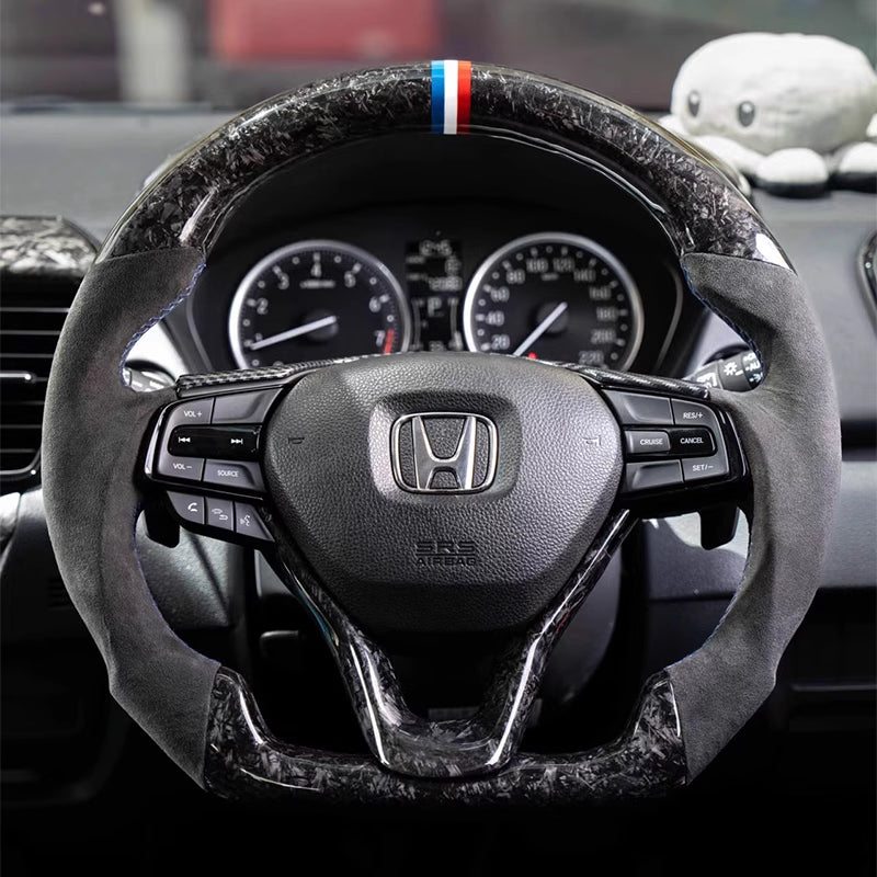 Carbon Fiber Steering Wheel for Honda Accord 10th Gen, Inspire, Odyssey HONDA ACCESSORIES ACCORD STEERING