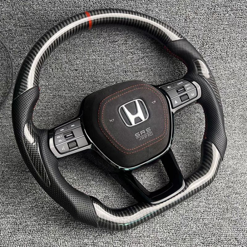 Honda Steering Civic Carbon fiber Led Forged carbon Honda accessories