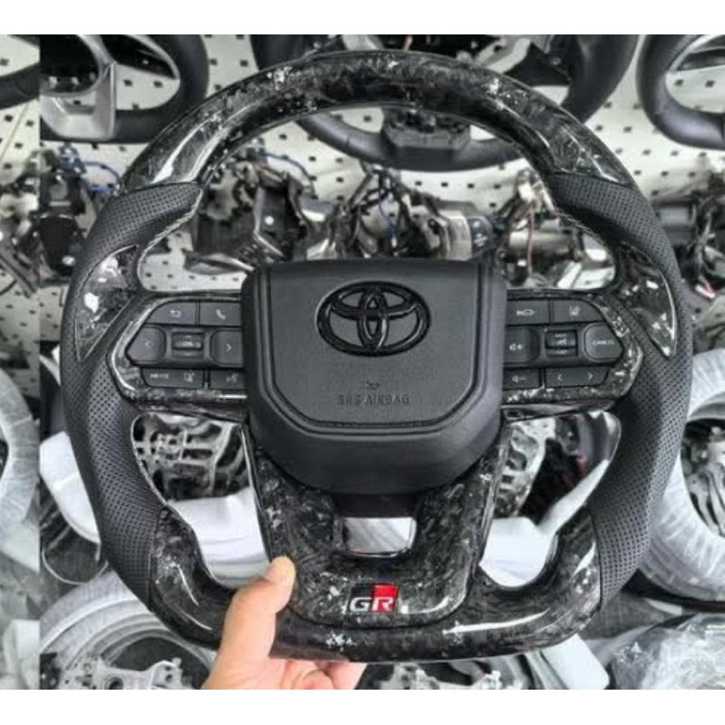 Toyota Steering Forge Carbon Custom Made Plug and play Real high quality carbon colour premium