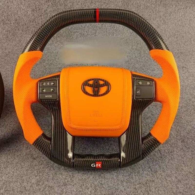 Toyota landcruiser Prado Carbon steering Carbon fiber leather toyota steering wheel