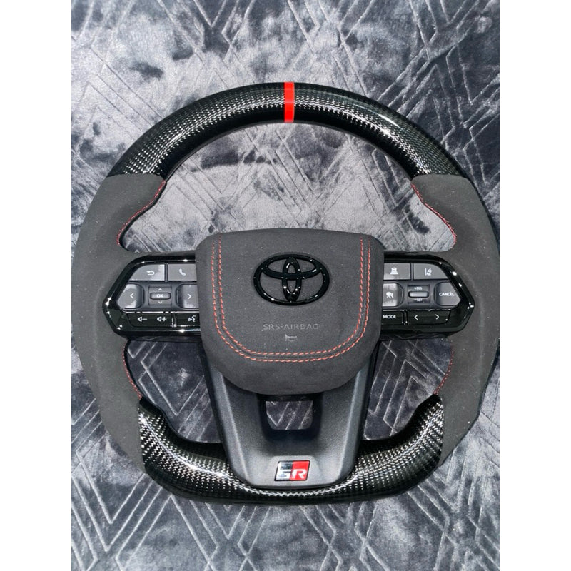 Toyota GR Steering Wheel Alcantara Carbon With paddle shift GR STEERING
