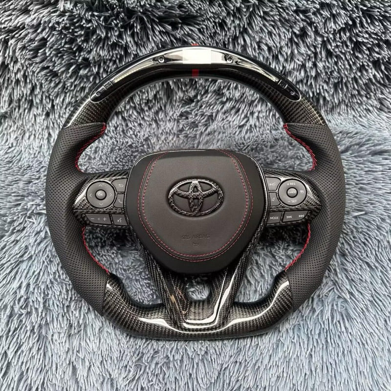 Toyota Harrier Carbon fiber steering Camry Altis Corolla all can use toyota steering wheel Harrier carbon fiber steering