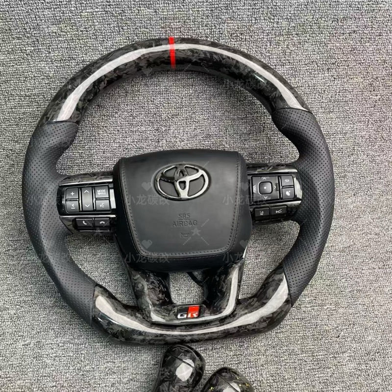 Toyota Hilux GR Steering Forge Carbon Carbon fiber hilux steering wheel hilux accessories toyota all can use
