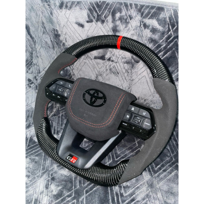 Toyota GR Steering Wheel Alcantara Carbon With paddle shift GR STEERING