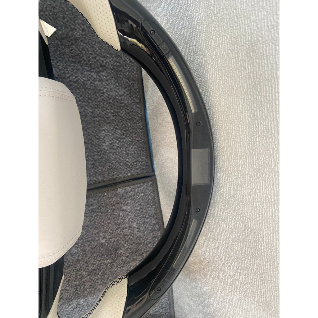 Perodua LED RPM CREAMWHITE PANDA GR STEERING perodua gr steering toyota gr steering perodua accessories