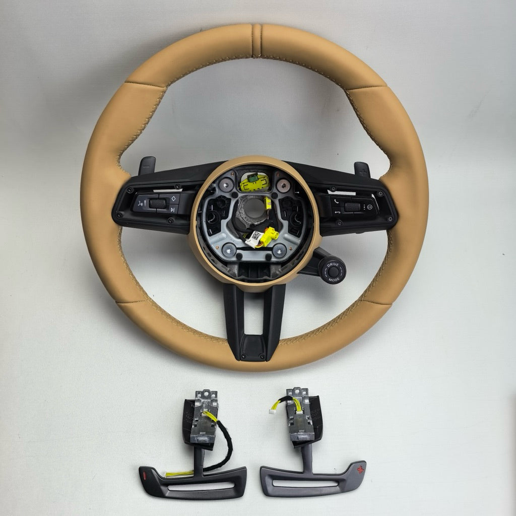 Porsche GT Facelift Carbon Steering Wheel | Porsche Steering Wheel Upgrade | Old to New GT Style | 911 Cayenne Macan Pan