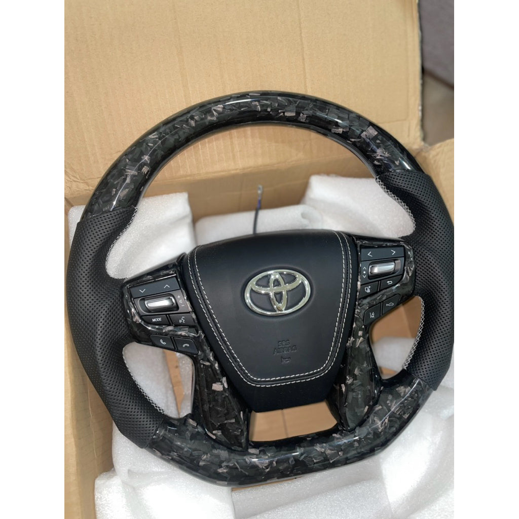 Toyota Steering Carbon fiber pnp forge carbon alphard vellfire camry voxy LC toyota steering