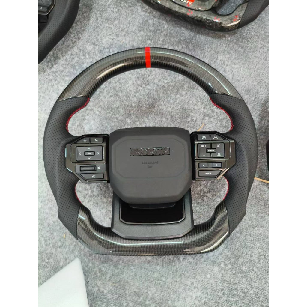 🔴LED GR Steering toyota carbon steering alphard vellfire vios camry steering premium custom steering