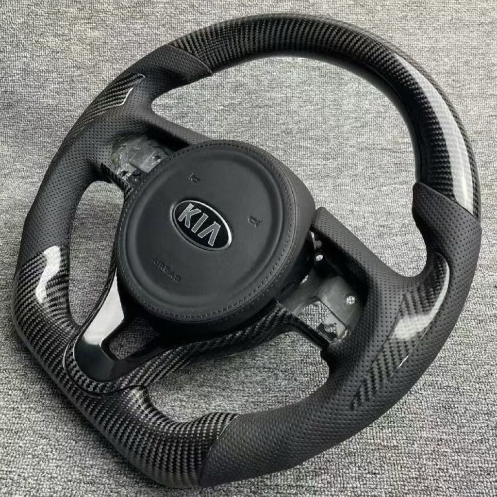 🟢Kia Rio Carbon steering forge carbon steering kia steering kia accessories