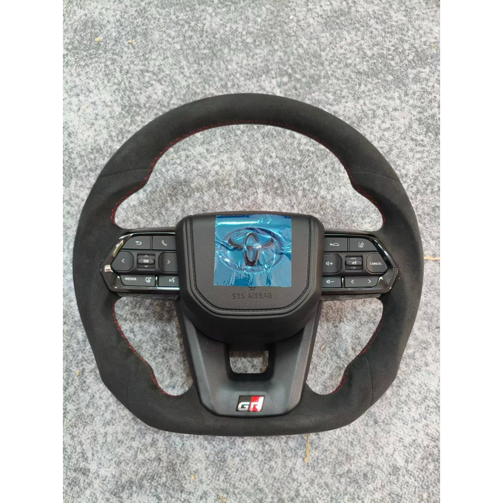 🔴LED GR Steering toyota carbon steering alphard vellfire vios camry steering premium custom steering