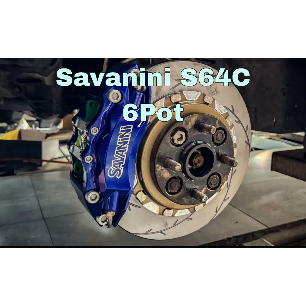 Savanini S64C 6 Pot Brake Caliper | High Performance Big Brake Kit | CNC Forged | Track Ready