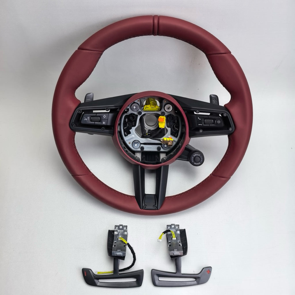 Porsche GT Facelift Carbon Steering Wheel | Porsche Steering Wheel Upgrade | Old to New GT Style | 911 Cayenne Macan Pan