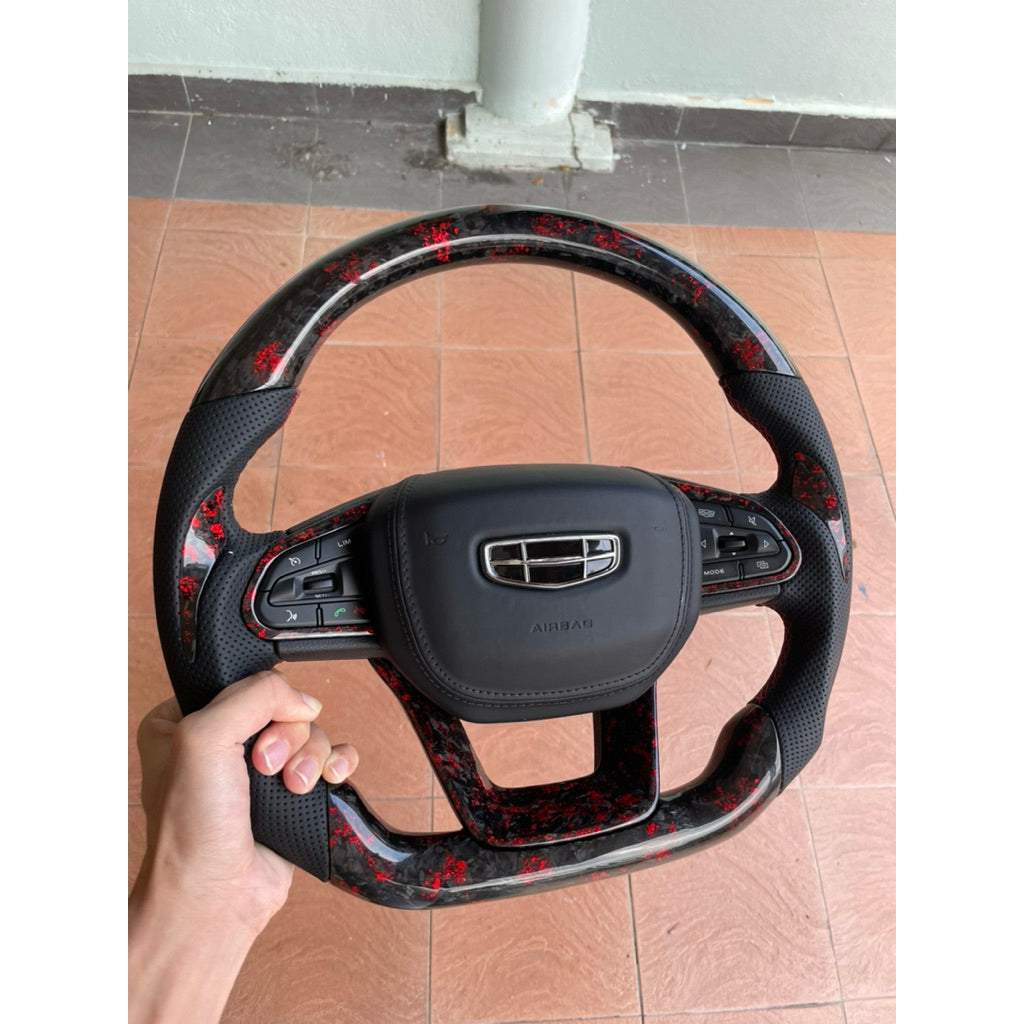 Proton S70 X50 Forge Red Carbon steering proton X50 steering S70 steering