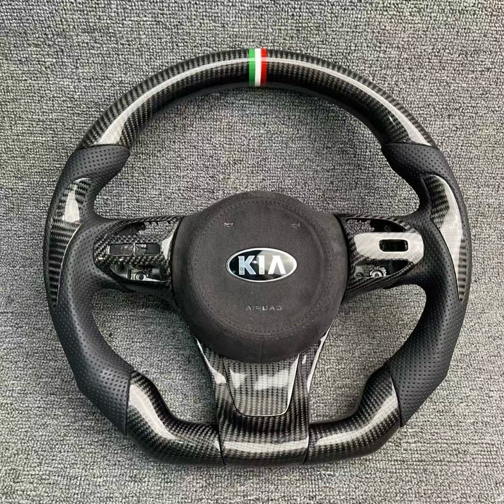 🟢Kia Rio Carbon steering forge carbon steering kia steering kia accessories