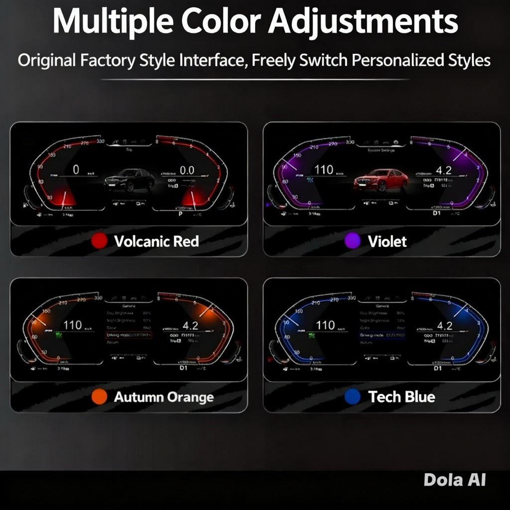 BMW LED METER UPGRADE 3 series 5 , 7 bmw displaye meter