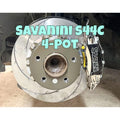 Savanini S44C 4 Pot Brake Caliper | Performance Big Brake Kit | CNC Forged | Street & Track