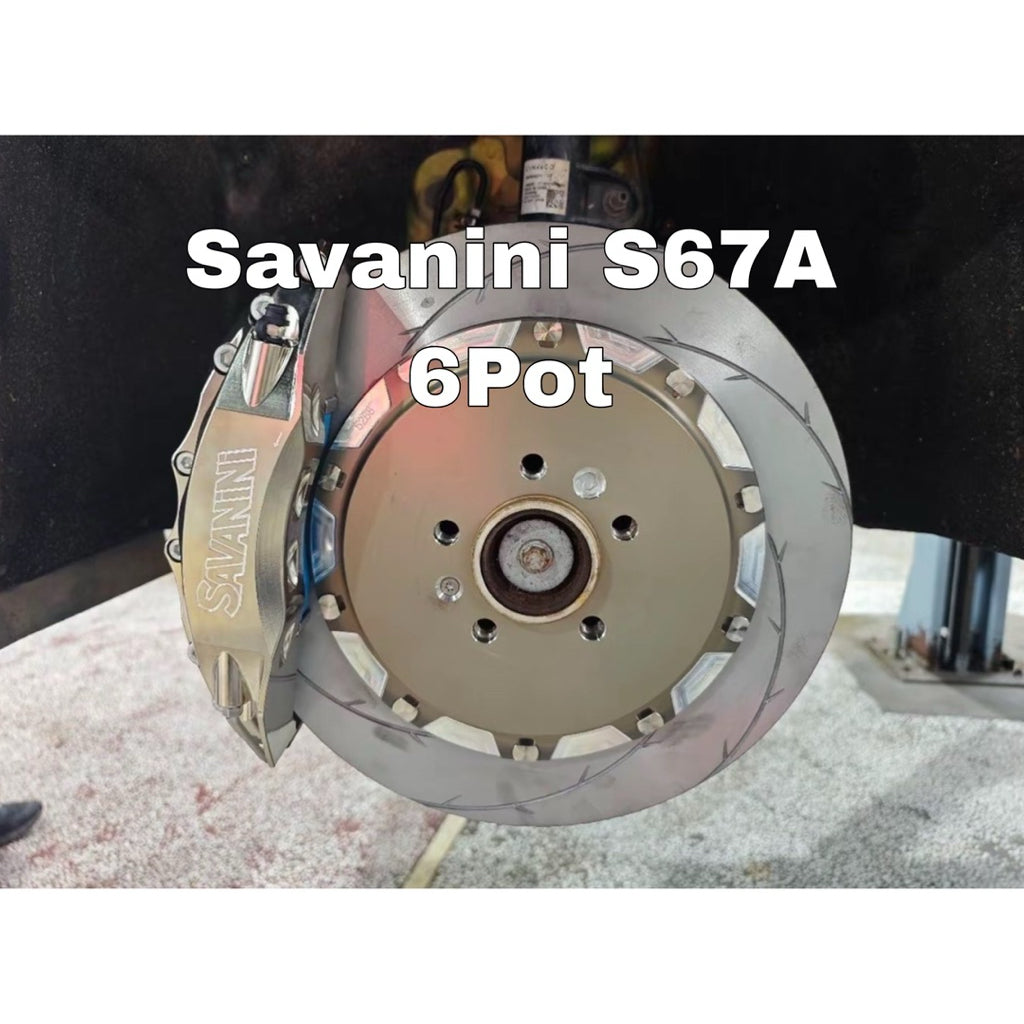 Savanini S67A 6 Pot Brake Caliper | Flagship Big Brake Kit | CNC Forged | Maximum Braking Performance