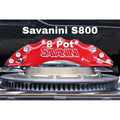 Savanini S800 8 Pot Brake Caliper | Flagship Big Brake Kit BBK | Forged CNC | Street & Racing