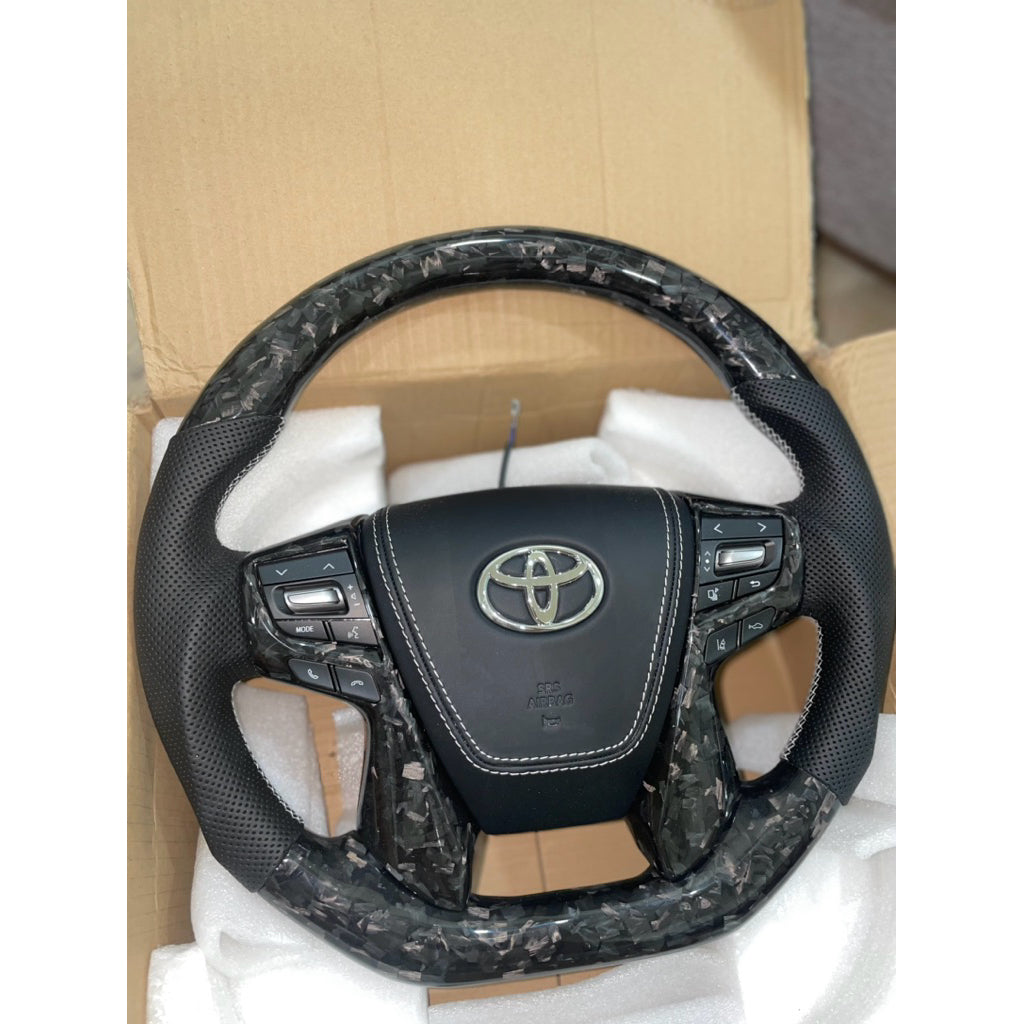 Toyota Steering Carbon fiber pnp forge carbon alphard vellfire camry voxy LC toyota steering