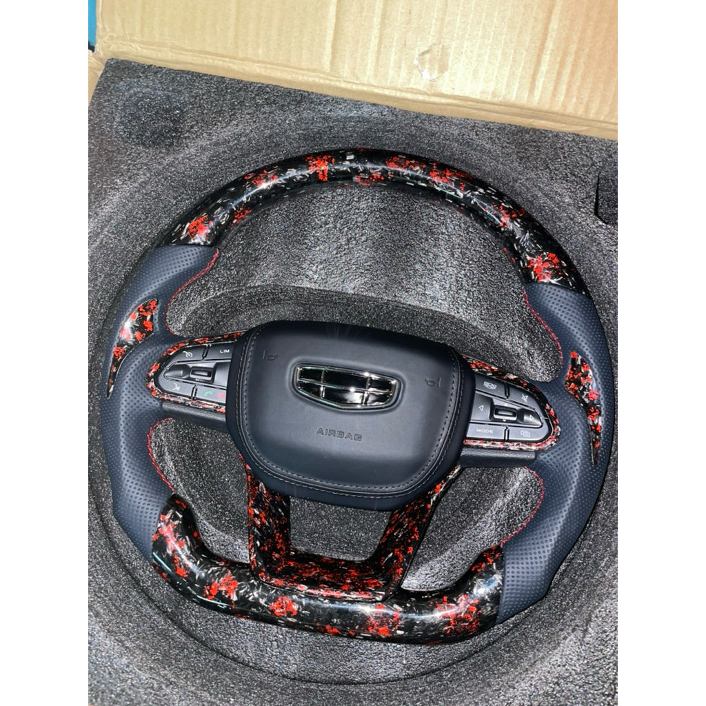 Proton S70 X50 Forge Red Carbon steering proton X50 steering S70 steering