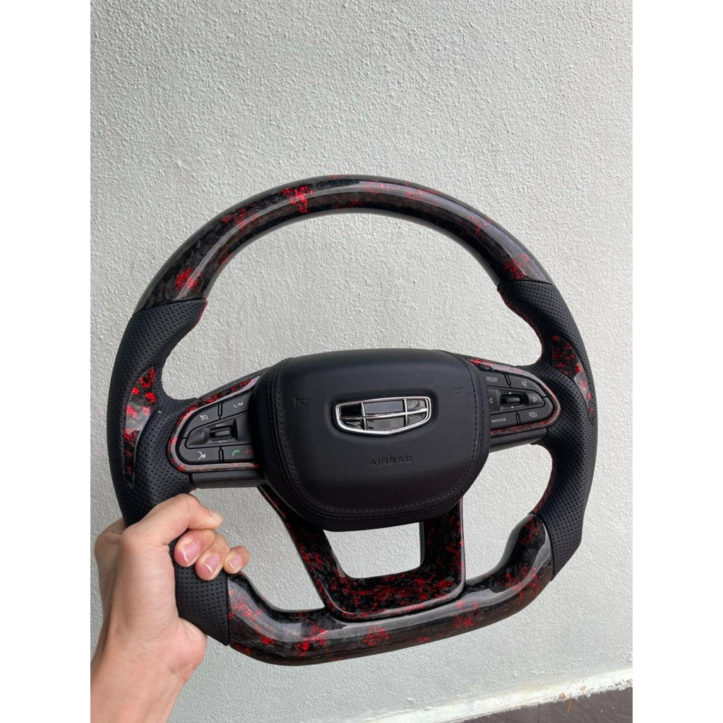 Proton S70 X50 Forge Red Carbon steering proton X50 steering S70 steering