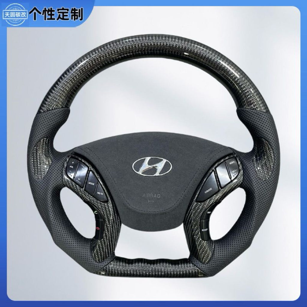 Hyundai Elantra Carbon Steering Forge Carbon hyundai steering