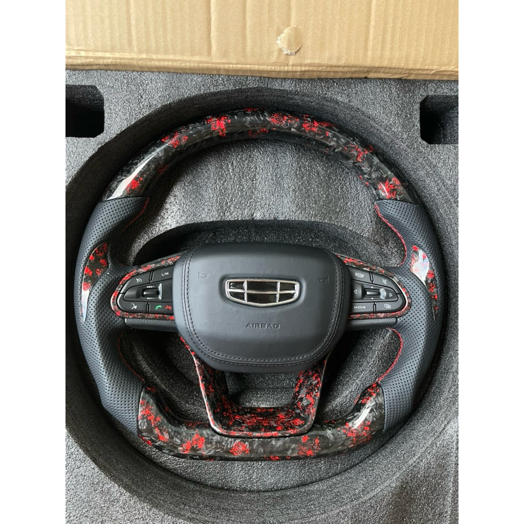 Proton S70 X50 Forge Red Carbon steering proton X50 steering S70 steering