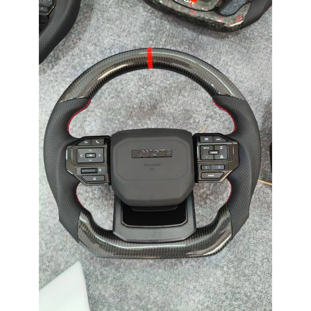 🔴LED GR Steering toyota carbon steering alphard vellfire vios camry steering premium custom steering