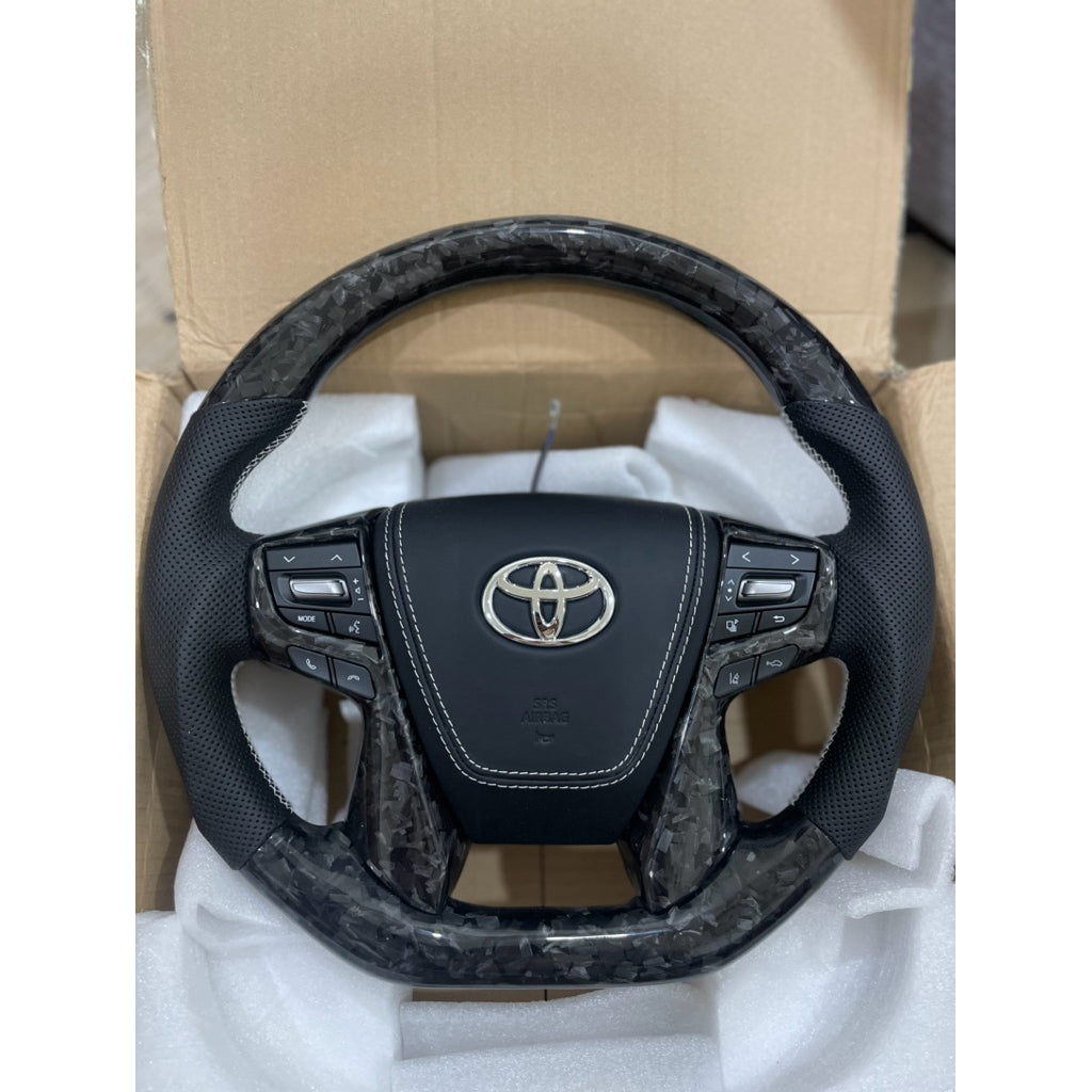 Toyota Steering Carbon fiber pnp forge carbon alphard vellfire camry voxy LC toyota steering