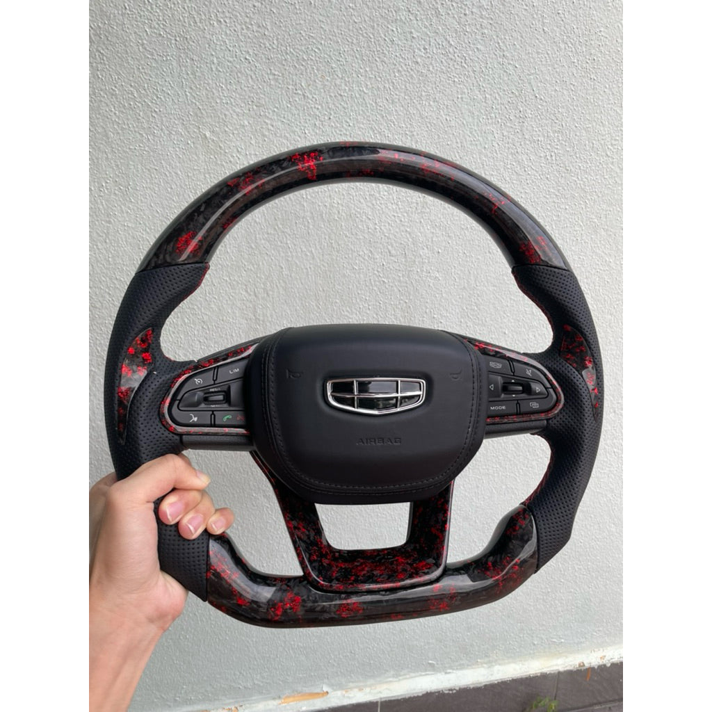 Proton S70 X50 Forge Red Carbon steering proton X50 steering S70 steering