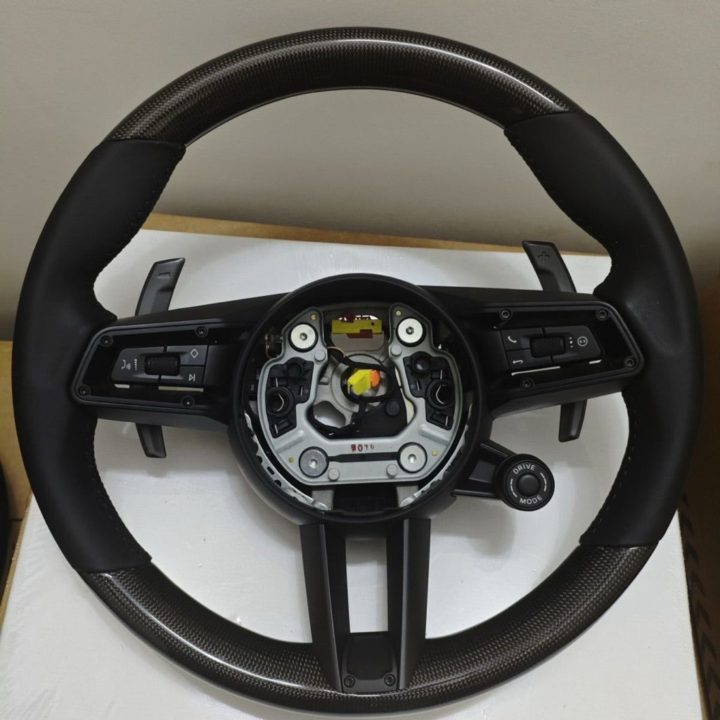 Porsche GT Facelift Carbon Steering Wheel | Porsche Steering Wheel Upgrade | Old to New GT Style | 911 Cayenne Macan Pan