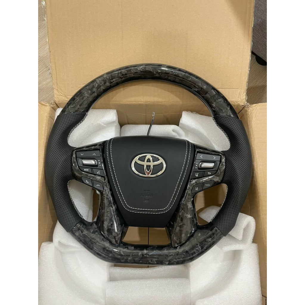 Toyota Steering Carbon fiber pnp forge carbon alphard vellfire camry voxy LC toyota steering